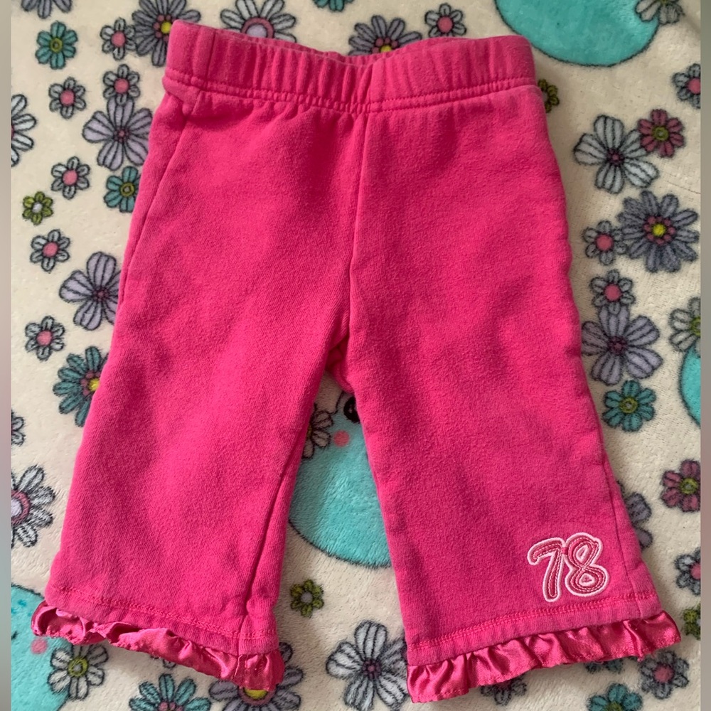 Calvin Klein Ruffle Hem Baby Pants